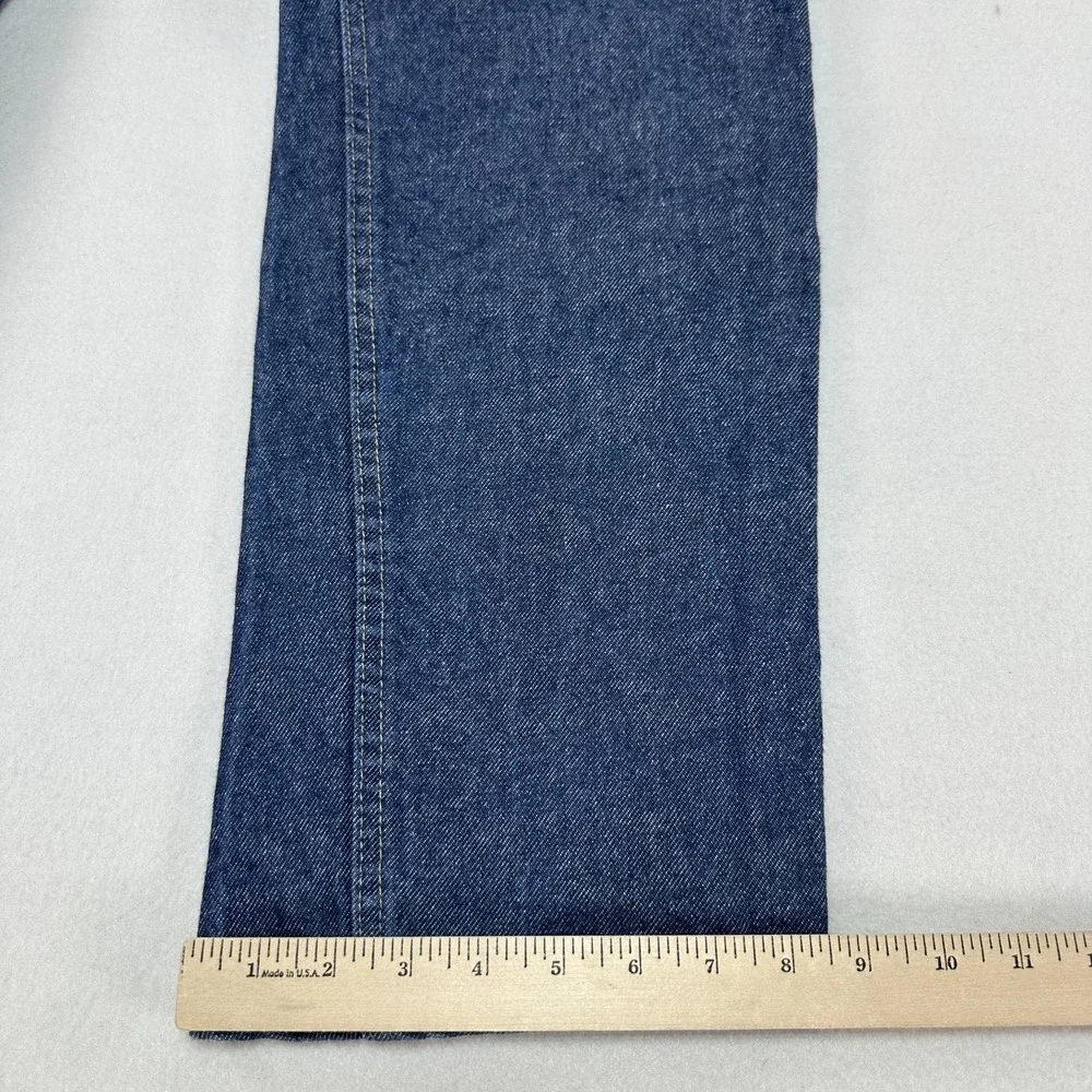 Bulwark FR Jeans Mens 38x34 Blue Relaxed Fit Straight Flame Resistant Denim Work